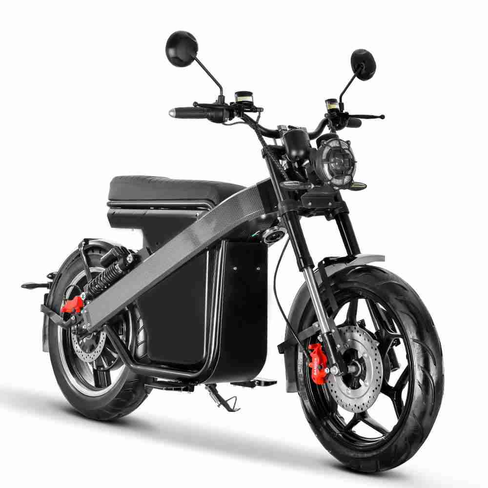 Rooder hm6 electric motorcycle 4000w 60ah EEC DOT factory price citycoco chopper