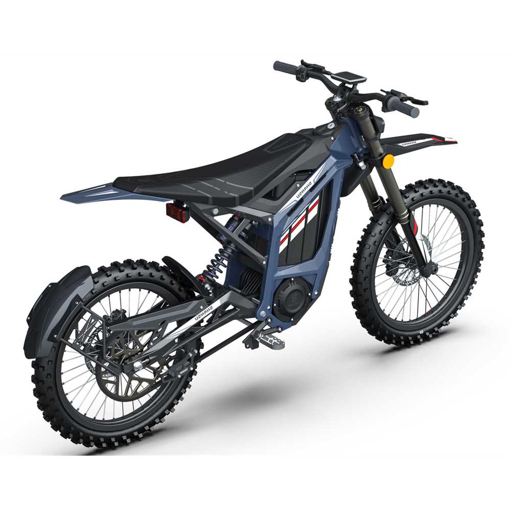 Moto elétrica estilo motocross com motor de 3000w, super leve