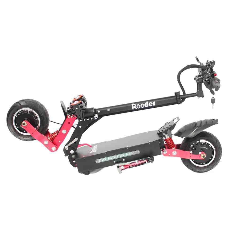 fastest electric scooter Rooder r803o12 with dual motor 6000w 60-70km/h 60v 38ah